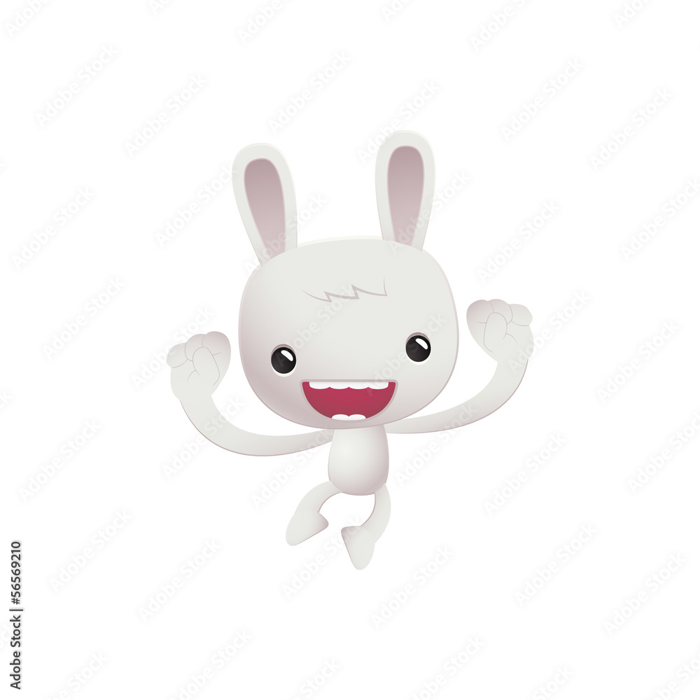 bunny in various poses for use in advertising, presentations, bunny in various poses for use in advertising, presentations,