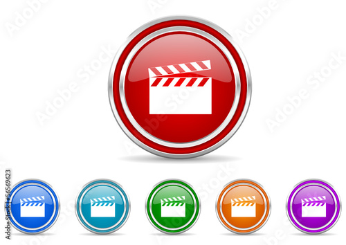 video icon set