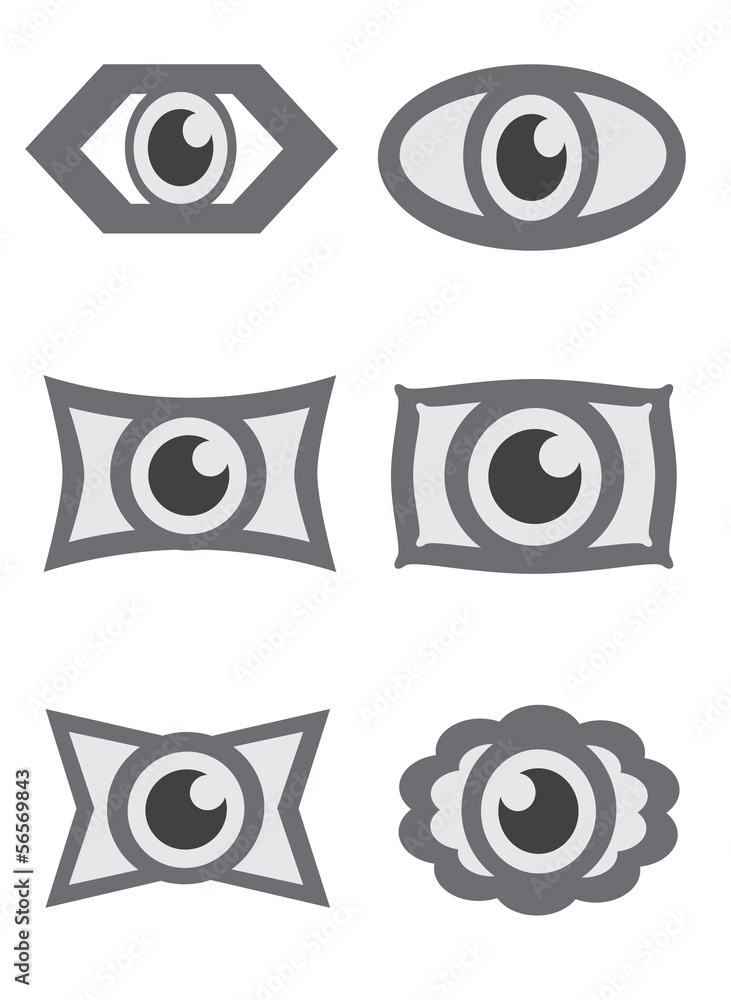 Eye icon illustration design Eye icon illustration design