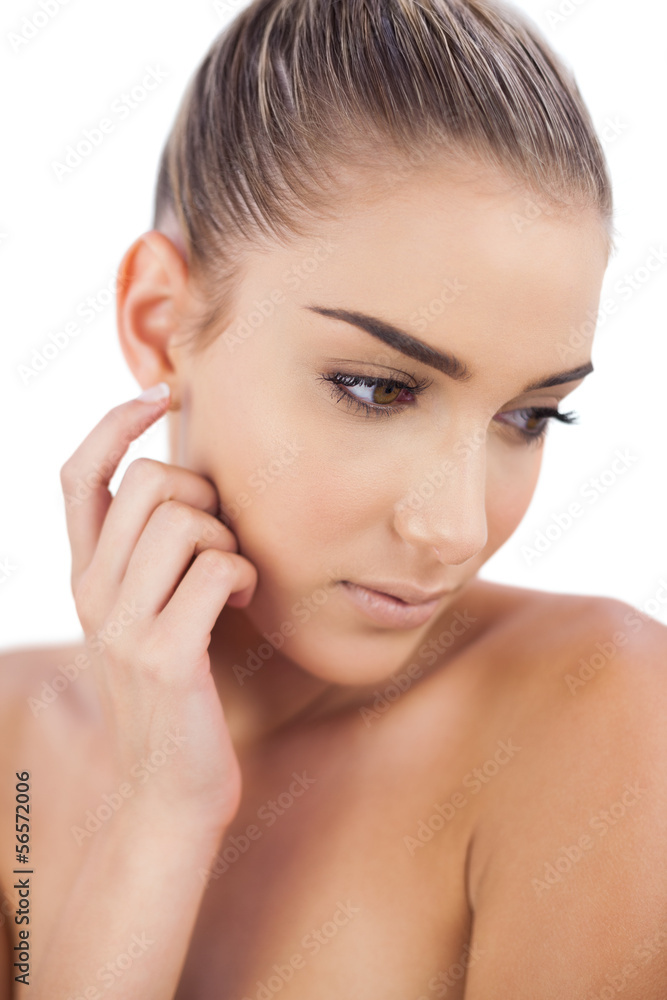 Dreamy woman looking away Dreamy woman looking away