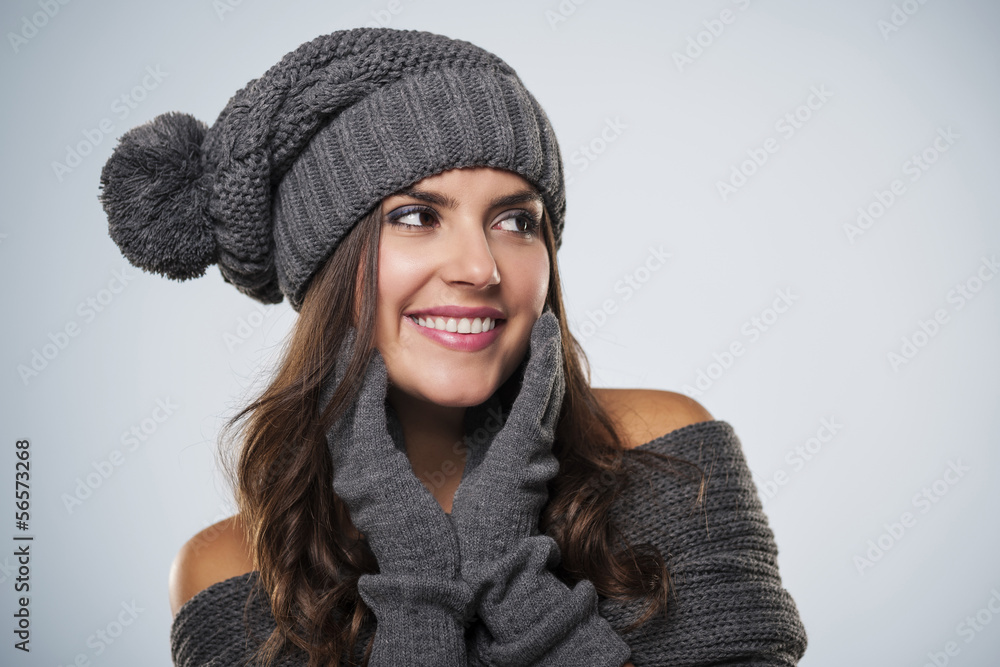 Gorgeous young woman wearing winter clothes Gorgeous young woman wearing winter clothes