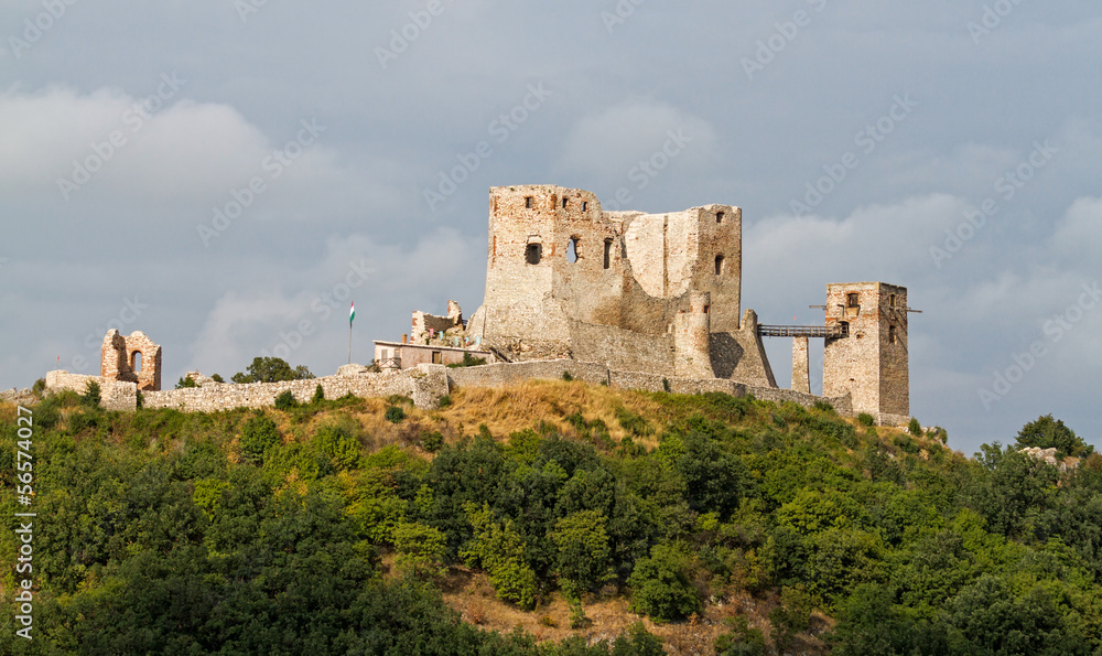 Obraz premium Old castle,Csesznek,Hungary