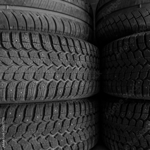 Tire stack background