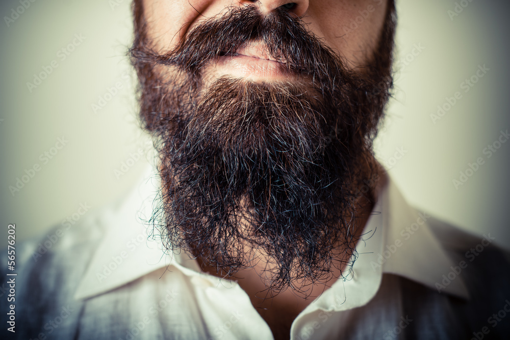 long beard and mustache man with white shirt long beard and mustache man with white shirt
