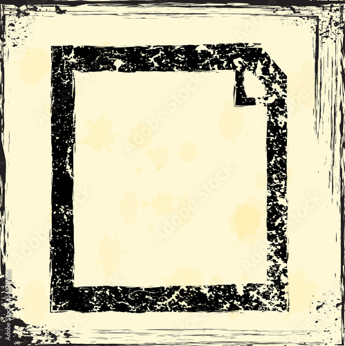 Grunge folder icon