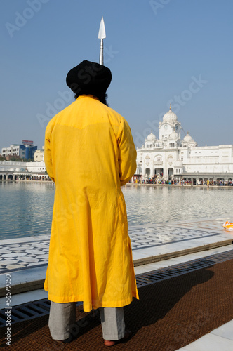 Amritsar. It is a central religions place of the Sikhs photo