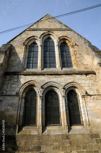 France, the church of Gaillon sur Montcient  in Les Yvelines photo