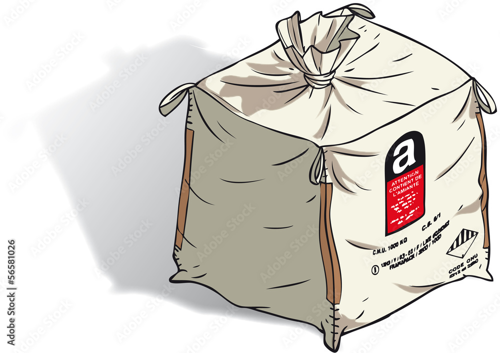 Big Bag Amiante Stock Vector | Adobe Stock