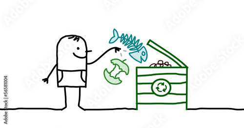 man who makes organic compost