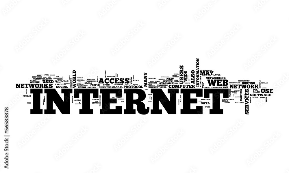 internet text cloud internet text cloud