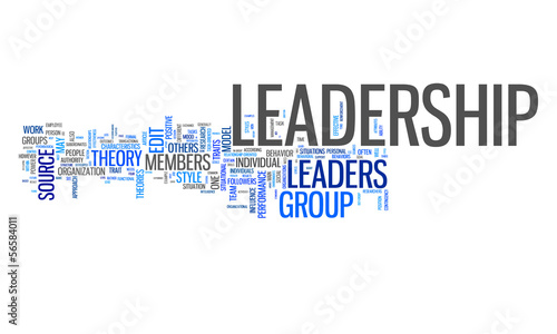 leadership text cloud