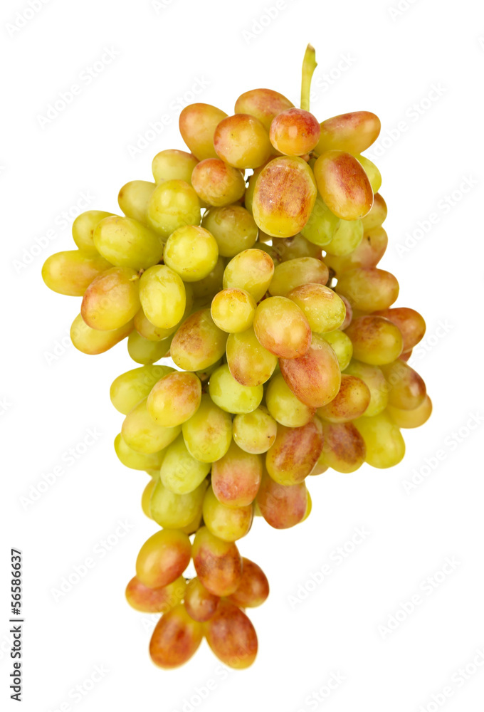 Fresh grape, isolated on white