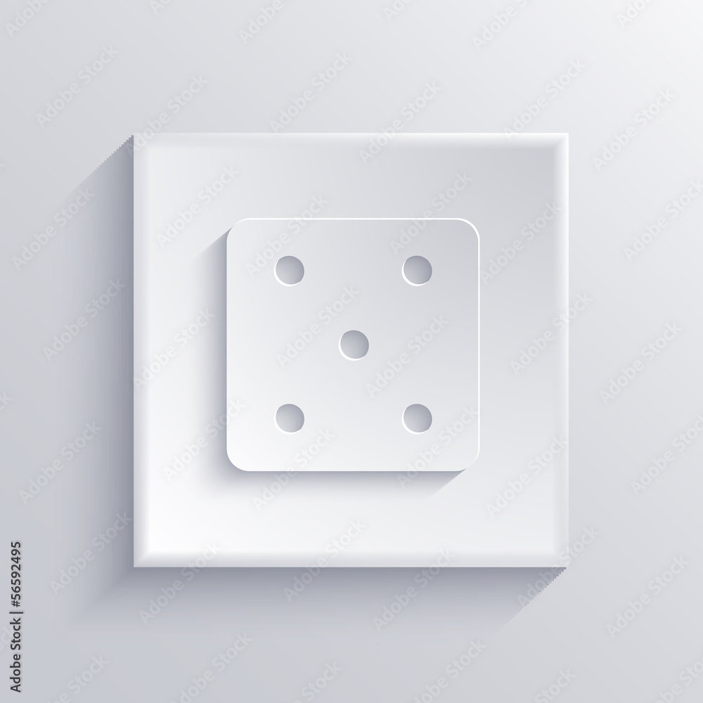 Vector light square icon. Eps 10 Vector light square icon. Eps 10