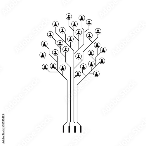 Vector community concept