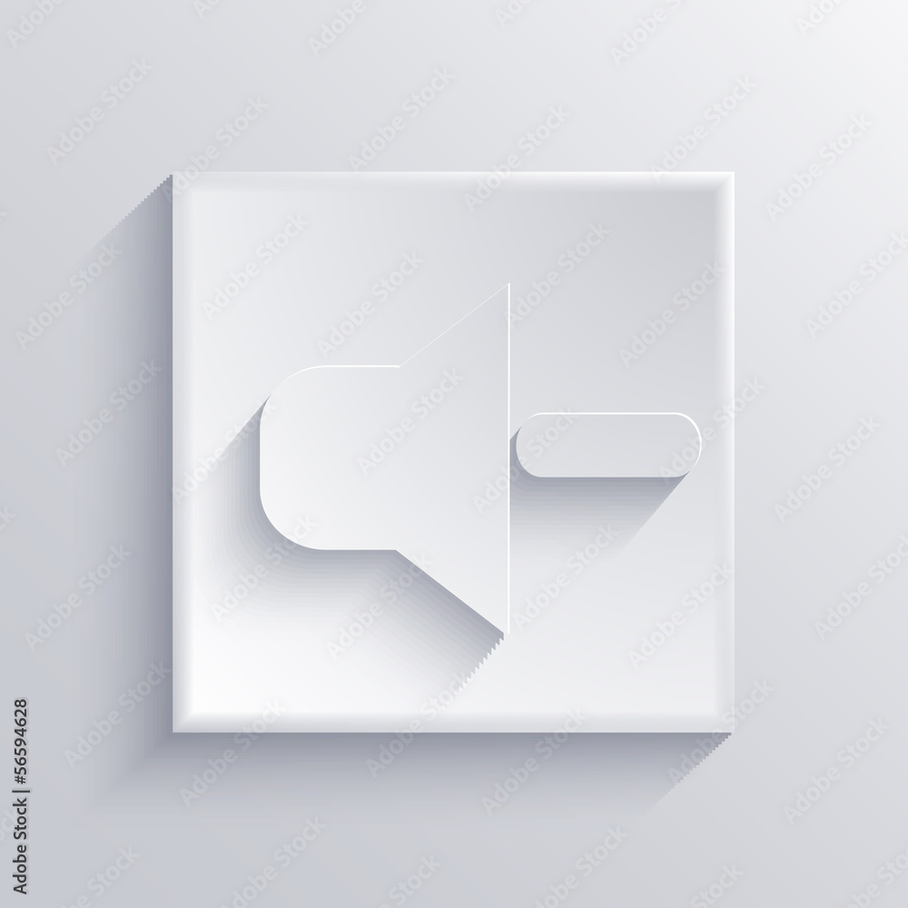 Vector light square icon. Eps 10 Vector light square icon. Eps 10