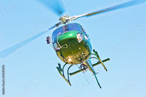 Hubschrauber im Überflug