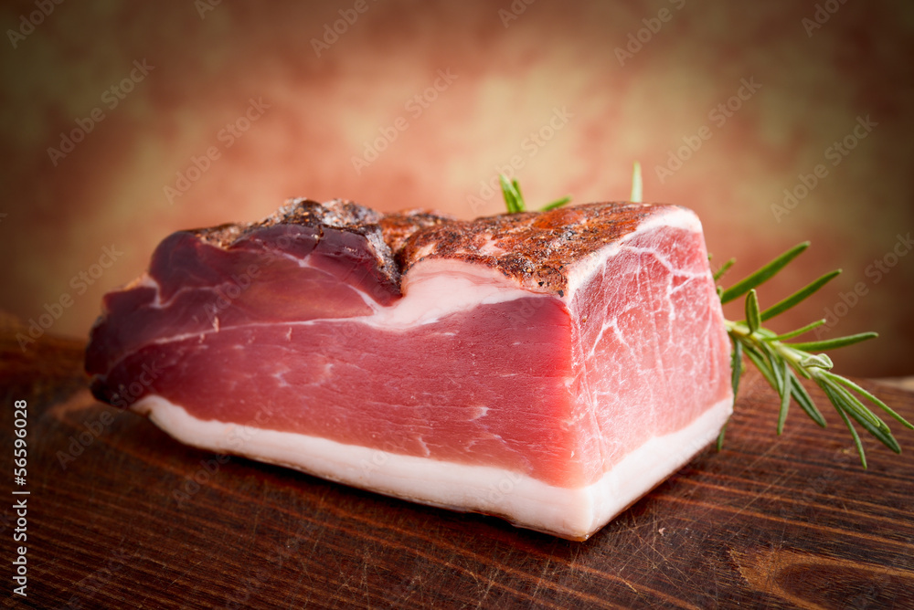 Speck Italiano Italian Speck Stock Photo Adobe Stock speck-alto-adige-pgi-original-south-tyrolean-speck-bacon