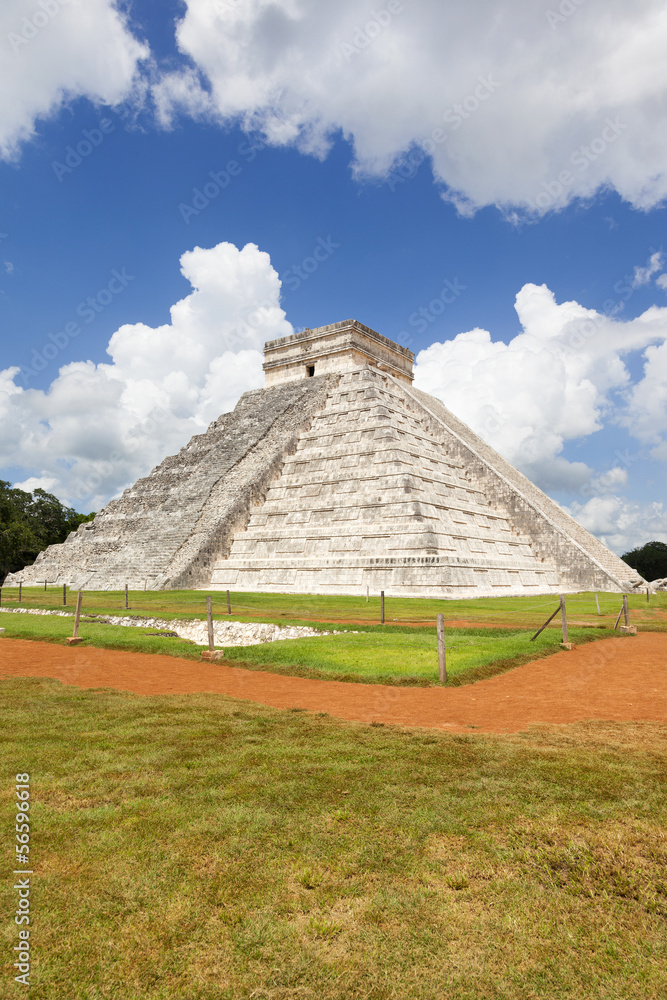 Chichen Itza pyramid at Mexico