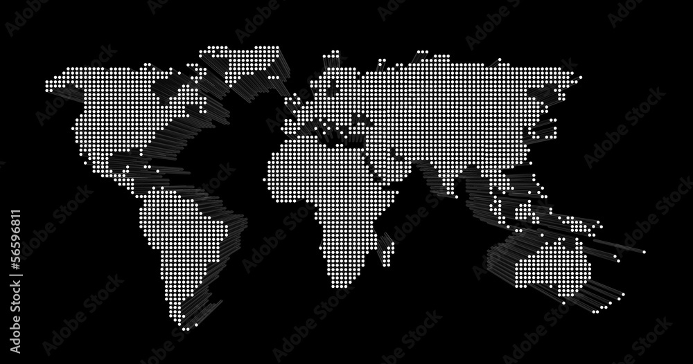 Fototapeta premium world map