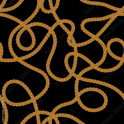 Brown and black tangled mar...