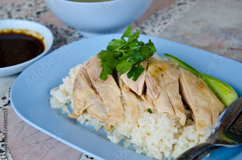 Hainanese chicken rice