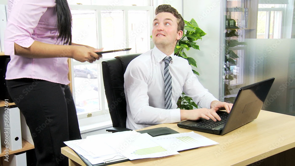 Ethnic Businesswoman Meeting Financial Advisor Ethnic Businesswoman Meeting Financial Advisor