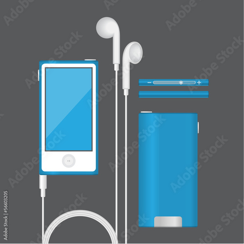 Canvas Print Vector ipod pda icon