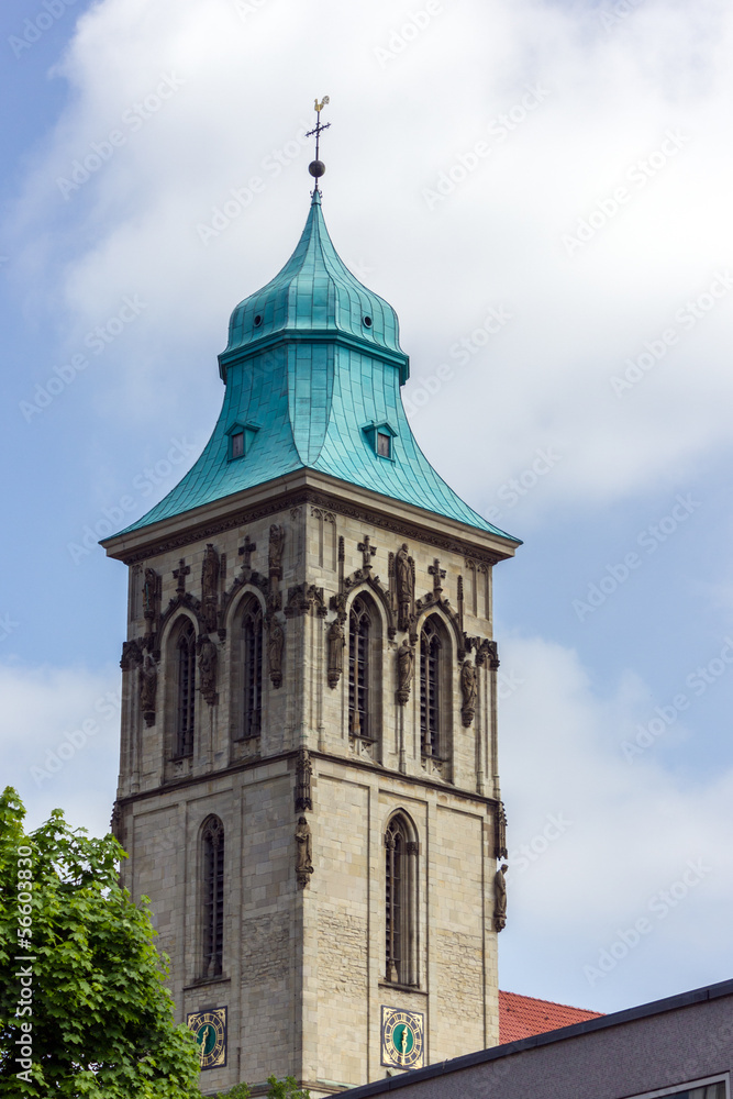 Kirchturm der St. Martini in Münster (Westfalen)