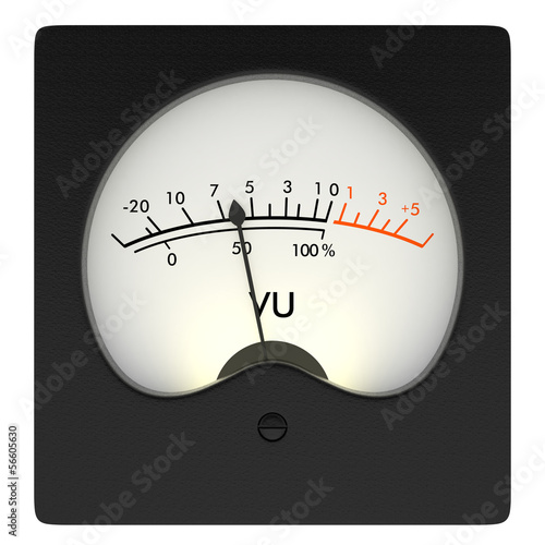 Analog VU meter photo