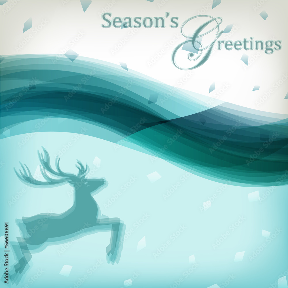 Abstract Christmas background with reindeer Abstract Christmas background with reindeer