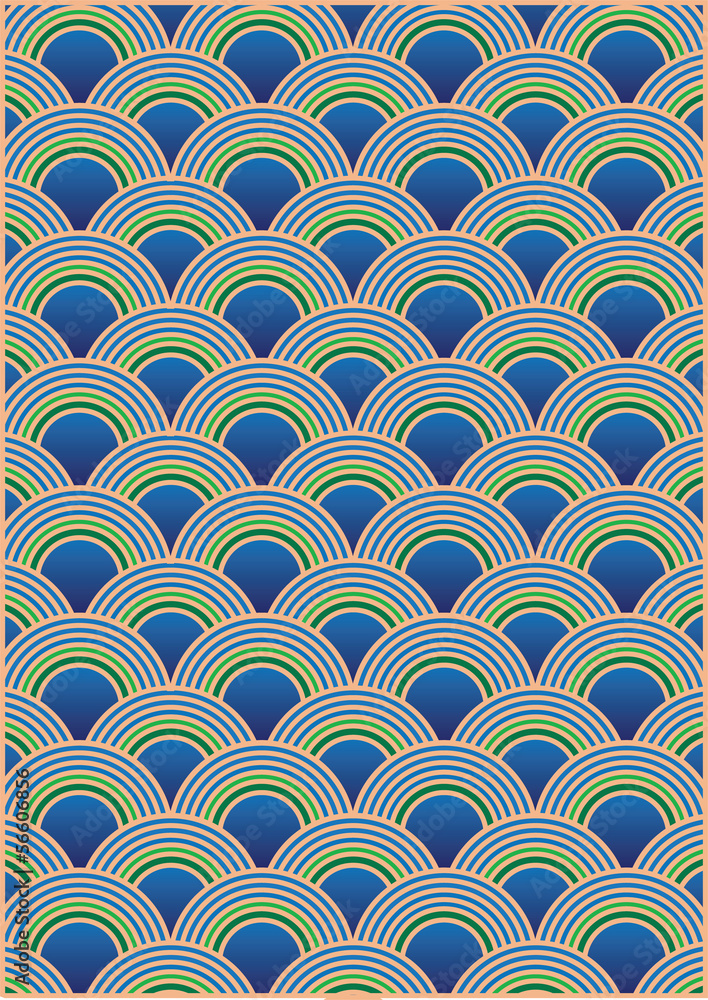 Traditional japanese ornamental pattern Traditional japanese ornamental pattern