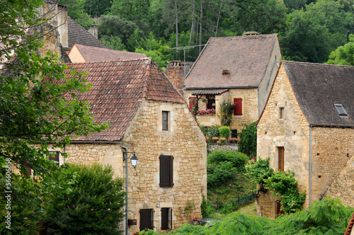 Perigord, the picturesque village of Carsac Aillac in Dordogne photo