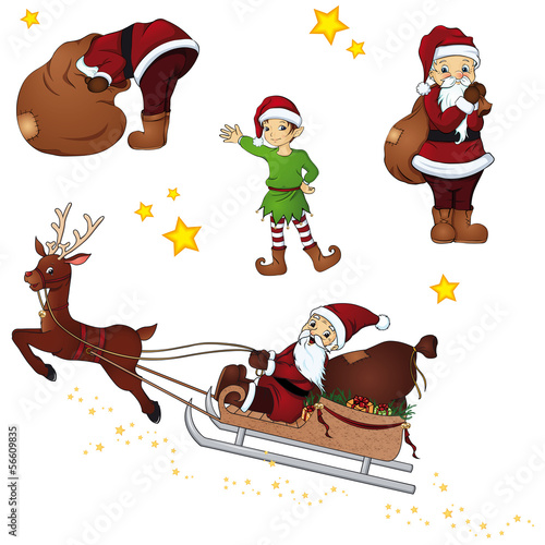 Weihnachten Set Dekoration Merry Christmas