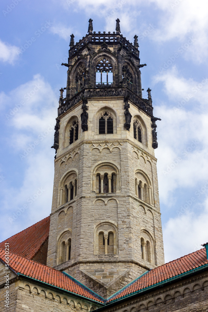Kirchturm von St. Ludgeri in Münster (Westfalen)