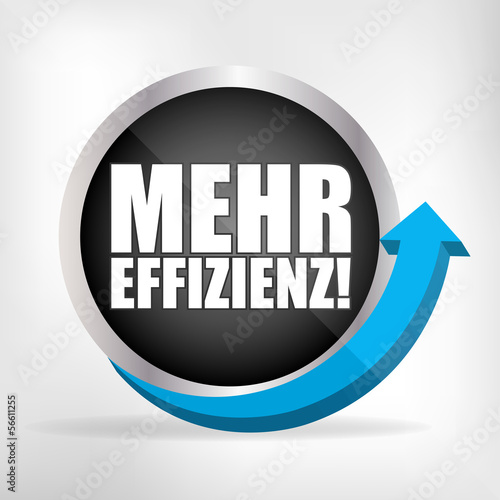Mehr Effizienz! Button, Icon