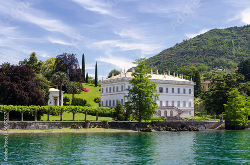 Villa Melzi and its gardens near Bellagio at the famous Italian