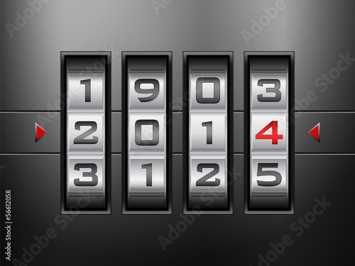 combination lock new year