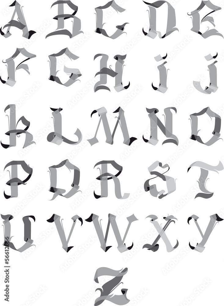 Gothic alphabet Gothic alphabet