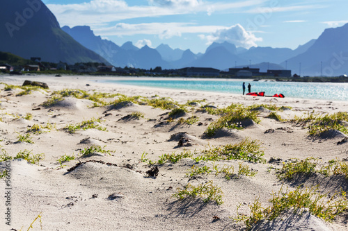 Beach on Lofoten photo