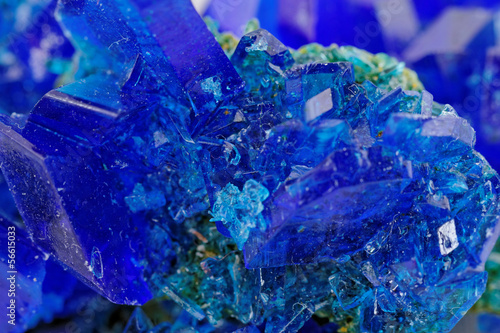 Crystals of blue vitriol - Copper sulfate