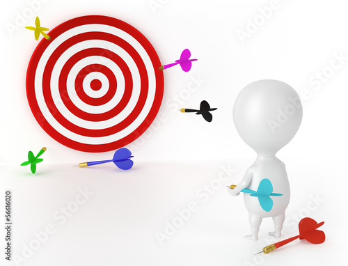 Target, Darts and Character - Loser