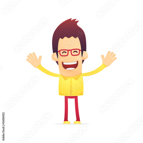 cool dude in various poses for use in advertising,