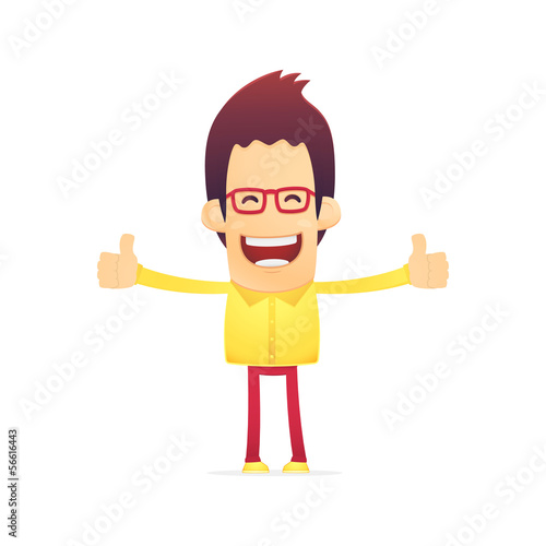 cool dude in various poses for use in advertising,