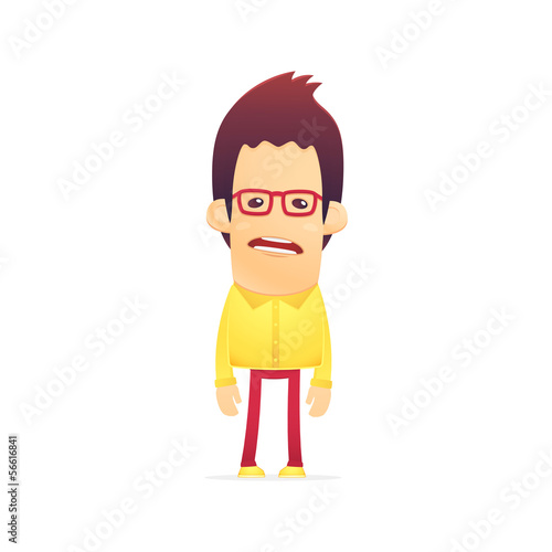 cool dude in various poses for use in advertising,