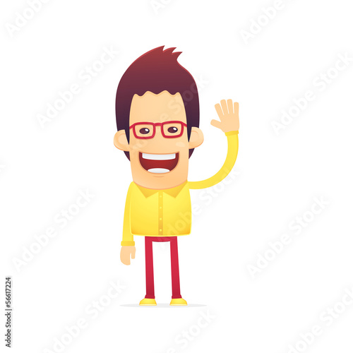 cool dude in various poses for use in advertising,
