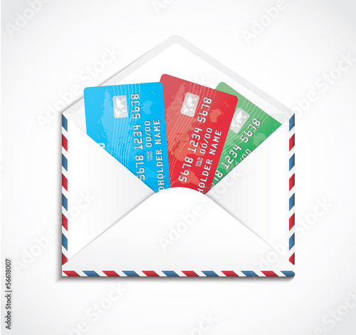 Envelope And Credit Cards