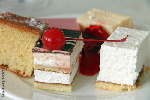 Assorted tarts and pastries