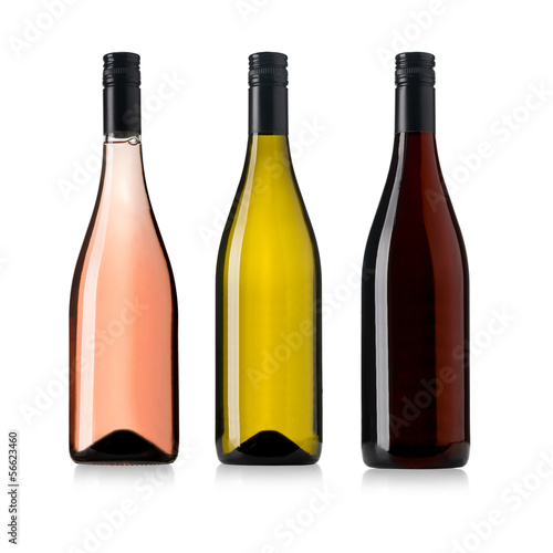 wine bottles set