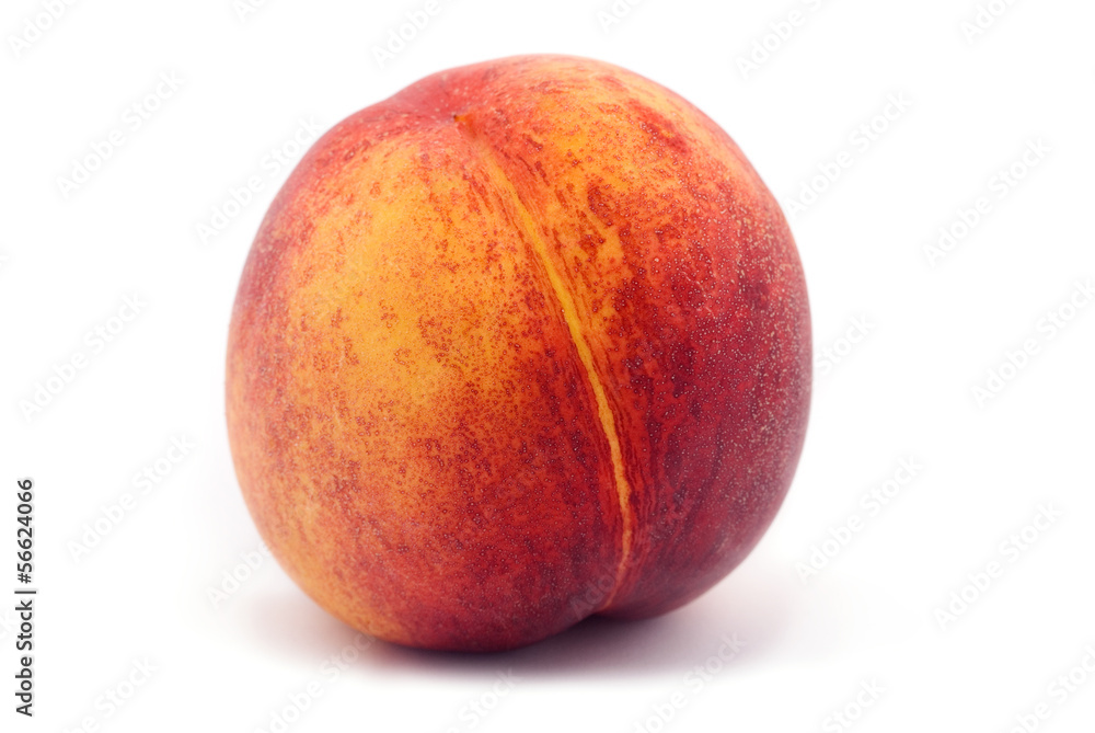 Nectarine isolated on white Nectarine isolated on white