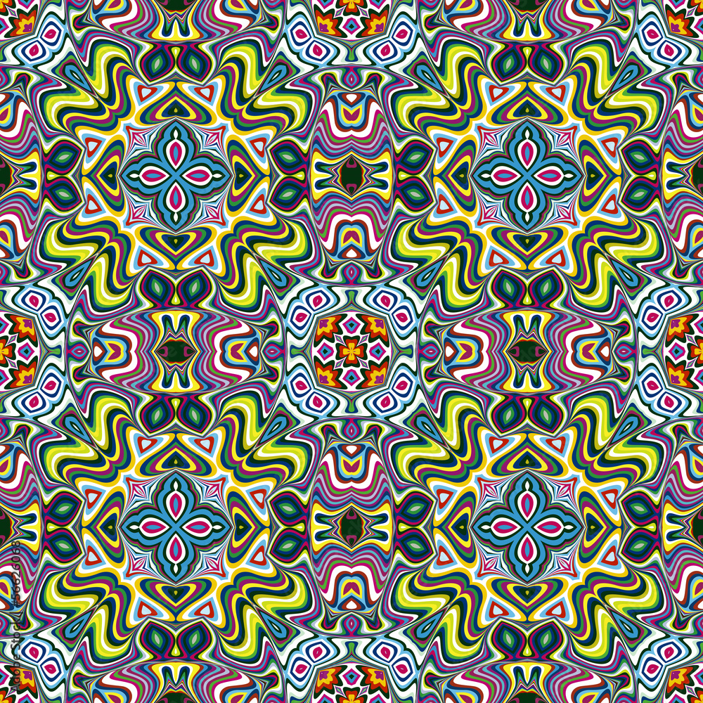 Trendy textile pattern from South Asia